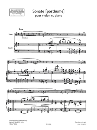 Recueil pour Violon - Volume 2 - RAVEL - Partition - Violon